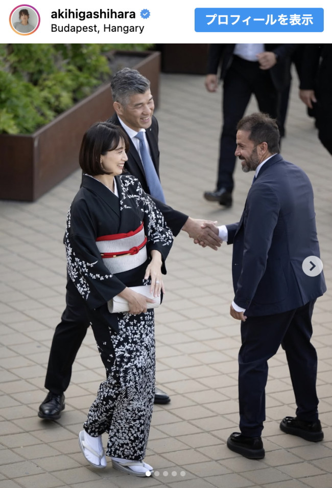 東原亜希、夫・井上康生に同行しハンガリーへ ※「東原亜希」インスタグラム