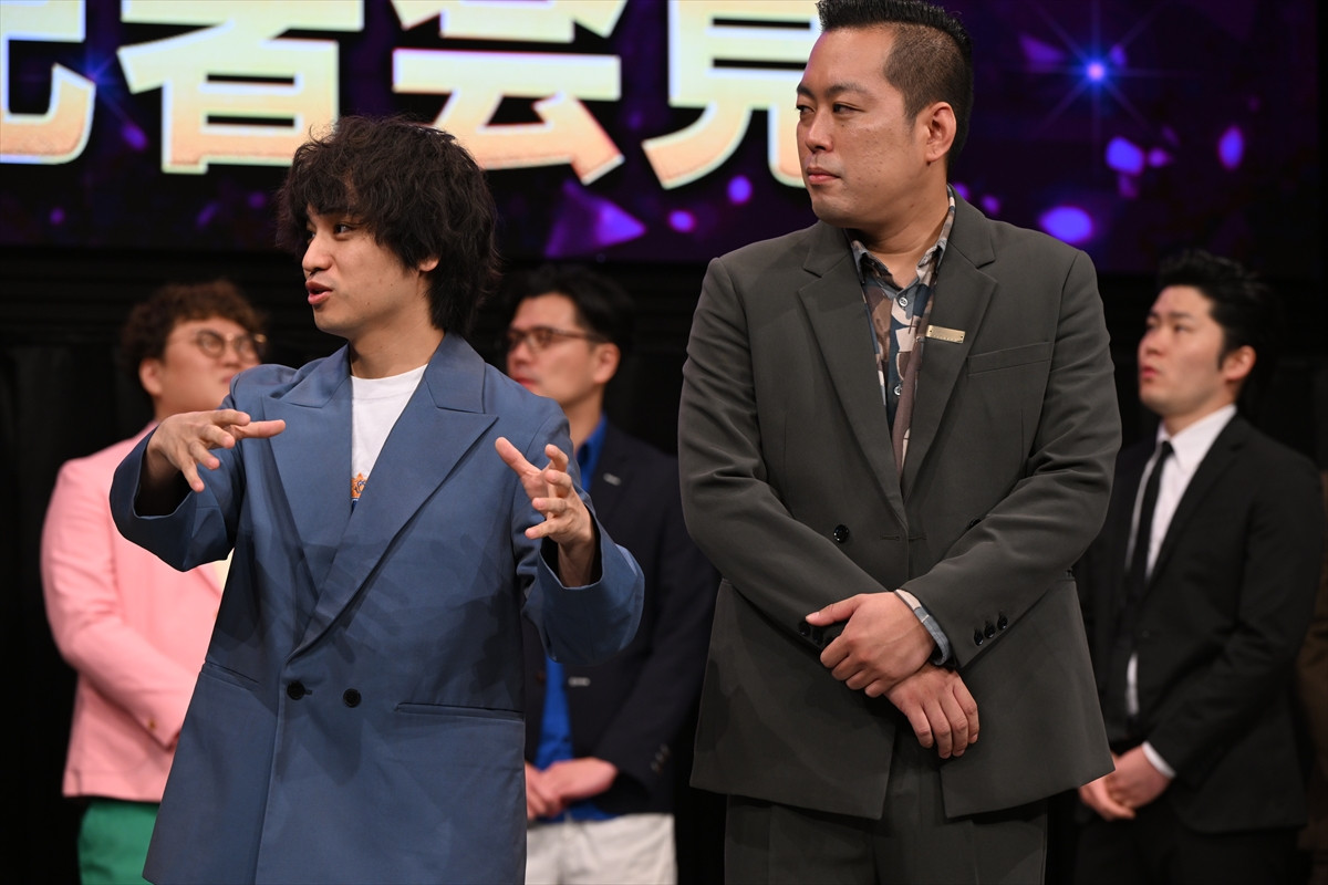 令和ロマンがコンビで記者会見に登場　ちょんまげラーメンはラストイヤーへの思いを語る　『M-1グランプリ2025』会見