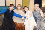 テレビアニメ『帝乃三姉妹は案外、チョロい。』インタビューより（左から）天海由梨奈、日向未南、古賀葵、青山吉能