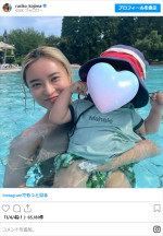 小島瑠璃子、息子との時間を満喫　※「小島瑠璃子」インスタグラム