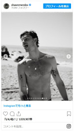 タトゥーを入れる前のショーン※「Shawn Mendes」インスタグラム