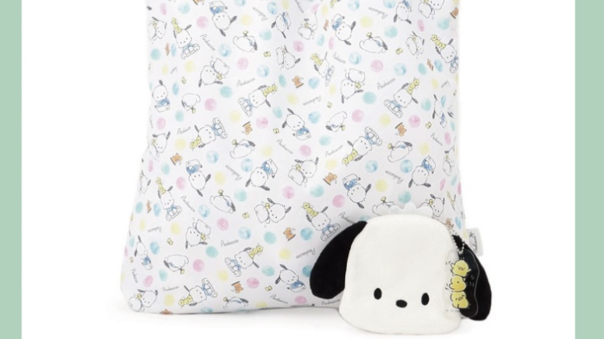 ポチャッコ　時計　マスコット　ぬいぐるみ　エコバッグ　まとめ売り ポチャッコ×「ITS'DEMO」がコラボ！ “ポーチ付きエコバッグ”など大人