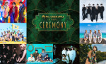 「Mrs. GREEN APPLE presents『CEREMONY』」出演者　（左上から時計回りに）Mrs. GREEN APPLE、日向坂46、LE SSERAFIM、M!LK、the engy、TOMOO、HY、ATEEZ
