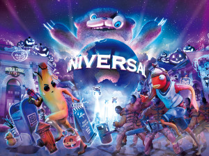 USJ「ホラナイ」の世界が『フォートナイト』に！　ハミクマが支配するかくれんぼゲームが初登場
