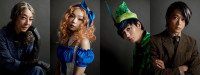 舞台『ピーターとアリス』に出演する（左から）麻実れい、古川琴音、青木柚、佐藤寛太