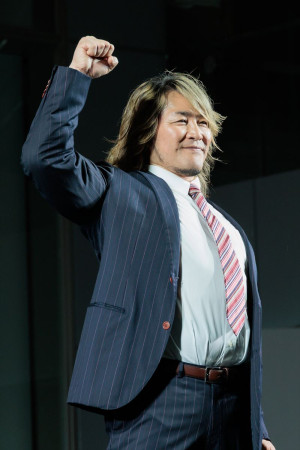 「WRESTLE KINGDOM 20 in 東京ドーム 棚橋弘至引退」公開記者会見に登場した棚橋弘至