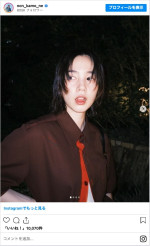 黒髪ショートののん　※「のん」インスタグラム
