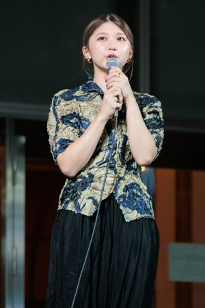 「WRESTLE KINGDOM 20 in 東京ドーム 棚橋弘至引退」公開記者会見に登場した竹内朱莉