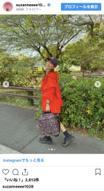 スザンヌ、愛息の最後の運動会を報告 ※「スザンヌ」インスタグラム