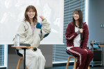乃木坂46・岩本蓮加＆冨里奈央、ドラマ『ふたりエスケープ』記者会見に登場