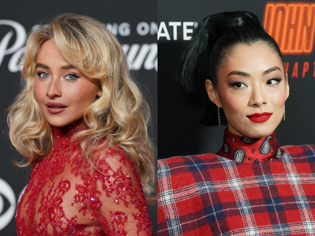 (左から)サブリナ・カーペンター、リナ・サワヤマ