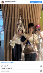 （左から）東村芽依、佐々木美玲、佐々木久美　※「佐々木美玲」インスタグラム