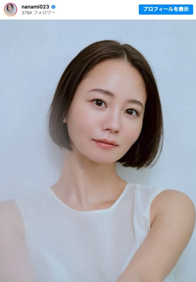 「NANAMI」から「奈々未」に改名 ※「NANAMI」インスタグラム