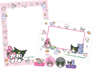 マイメロディ&クロミが「モスワイワイセット」の“おもちゃ”に! おてがみセットなど全5種展開
