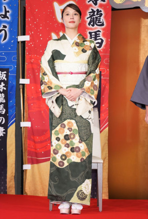 映画『新解釈・幕末伝』新解釈決起会見に出席した広瀬アリス