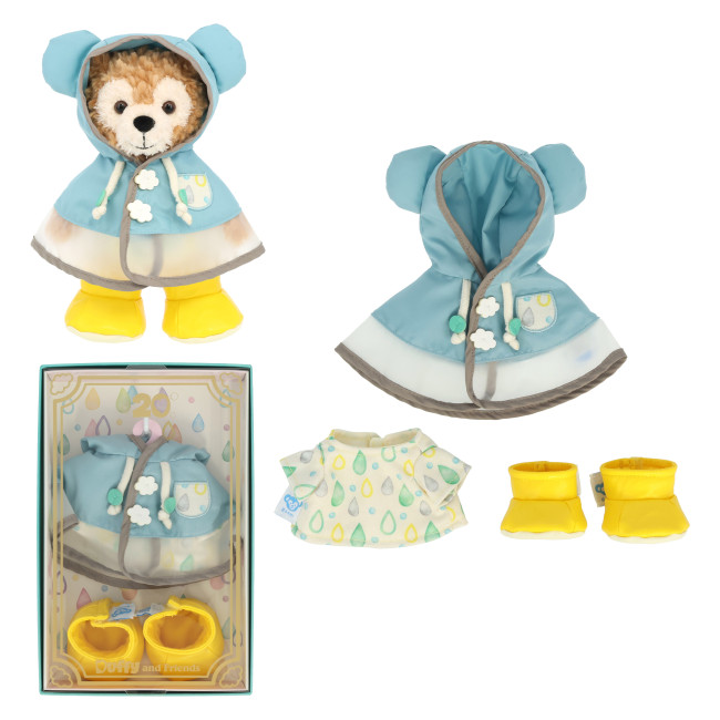 写真）“ダッフィー＆フレンズ”復刻デザインの「ぬいぐるみバッジ」発売