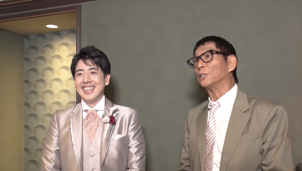 明石家さんま、息子・二千翔さんの結婚式へ！　特別な絆を感じる感涙の2ショットを『誰も知らない明石家さんま』で独占公開