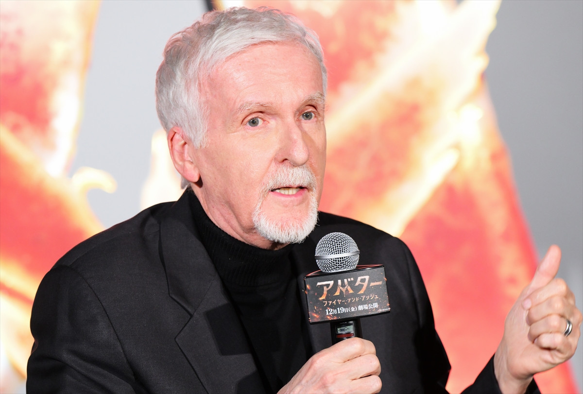 ジェームズ・キャメロン、『アバター』最新作に込めた思い語る　山崎貴監督と褒め合い笑顔