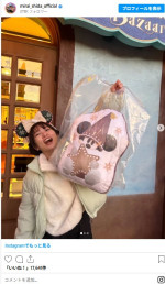 志田未来、Xmasディズニーを楽しむ姿がかわいい！　※「志田未来」インスタグラム