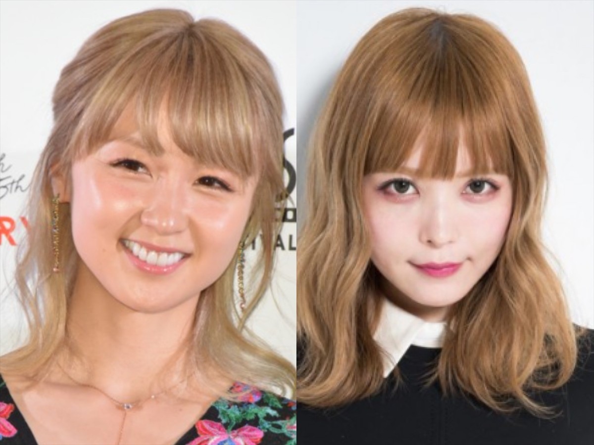 (左から)Dream Am、益若つばさ
