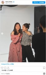 桐谷美玲と佐藤ありさ　※「桐谷美玲」インスタグラム