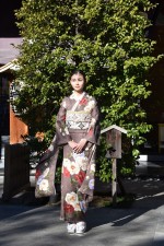 花音、エイベックス・マネジメント・エージェンシー 新春 晴れ着お披露目会に登場