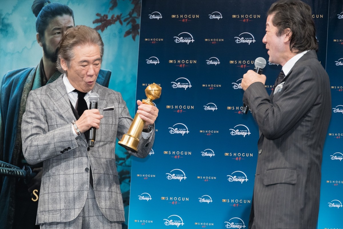 浅野忠信、『SHOGUN 将軍』GG賞4冠受賞で妻・中田クルミに感謝「サポートがなかったら消えていなくなっていた」