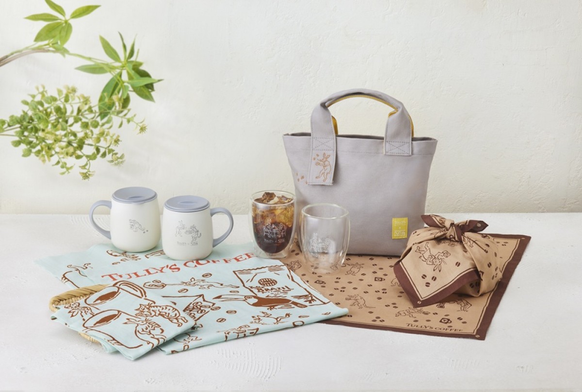 「タリーズ」×「かまわぬ」がコラボ！ “鳥獣戯画”デザインの「トートバッグ」など登場