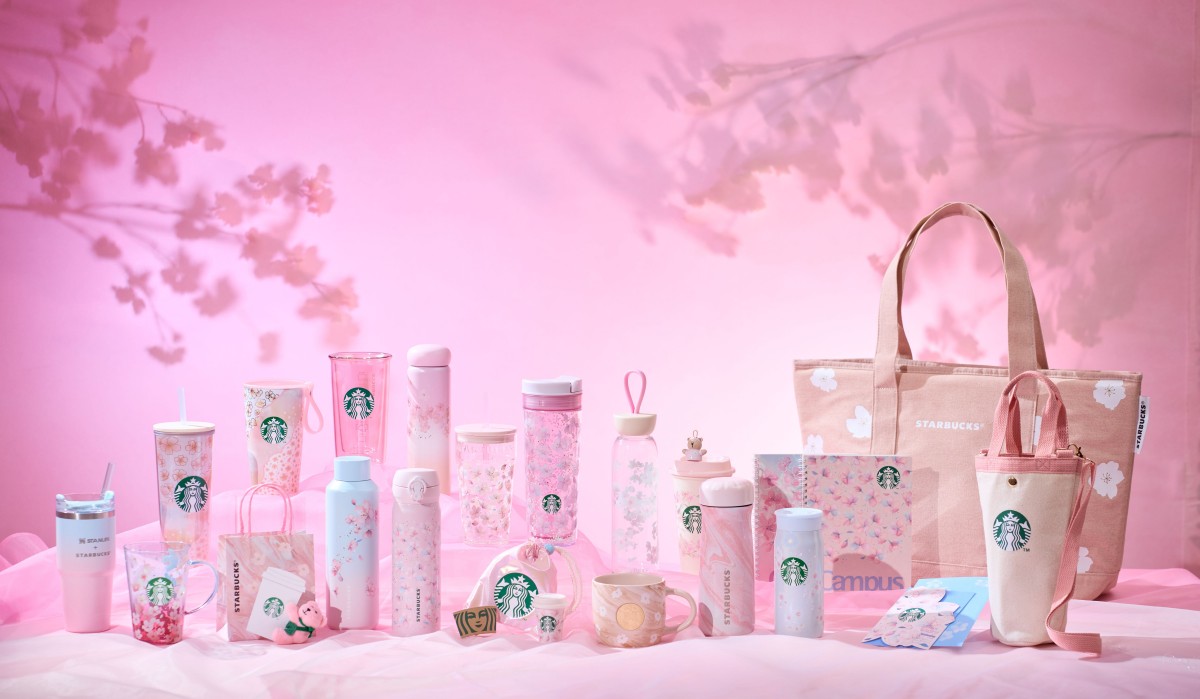 スタバ、春の“桜グッズ”20240213