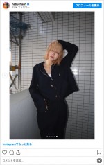 金髪姿に激変した元櫻坂46・土生瑞穂　※「土生瑞穂」インスタグラム