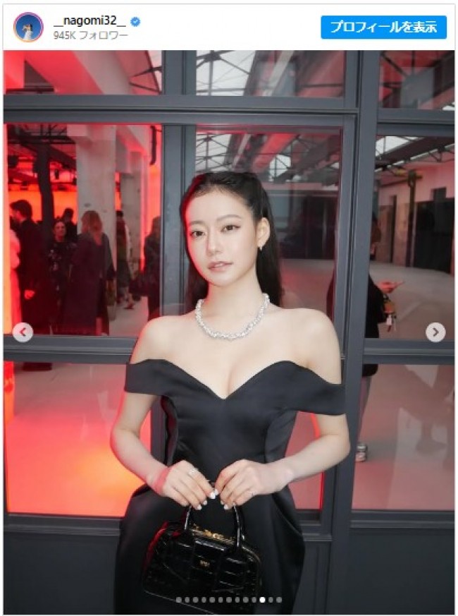 なごみ、美脚＆デコルテ輝くミニ丈ドレスで魅了　「スタイル良すぎ」「たまらん」と反響