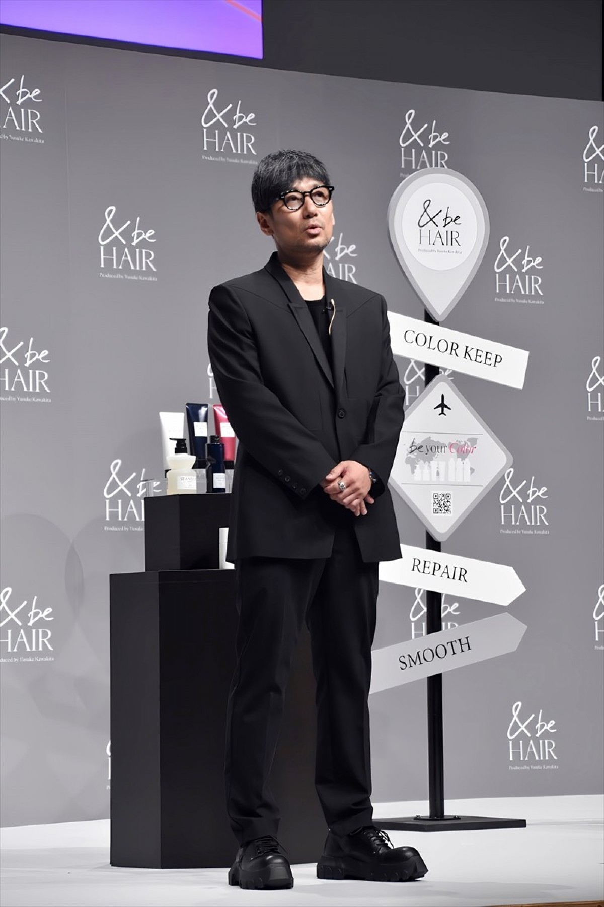 Snow Man・佐久間大介、河北裕介のスタイリングで色気全開“大人の男性”に　＜＆be HAIR＞ブランドアンバサダー就任