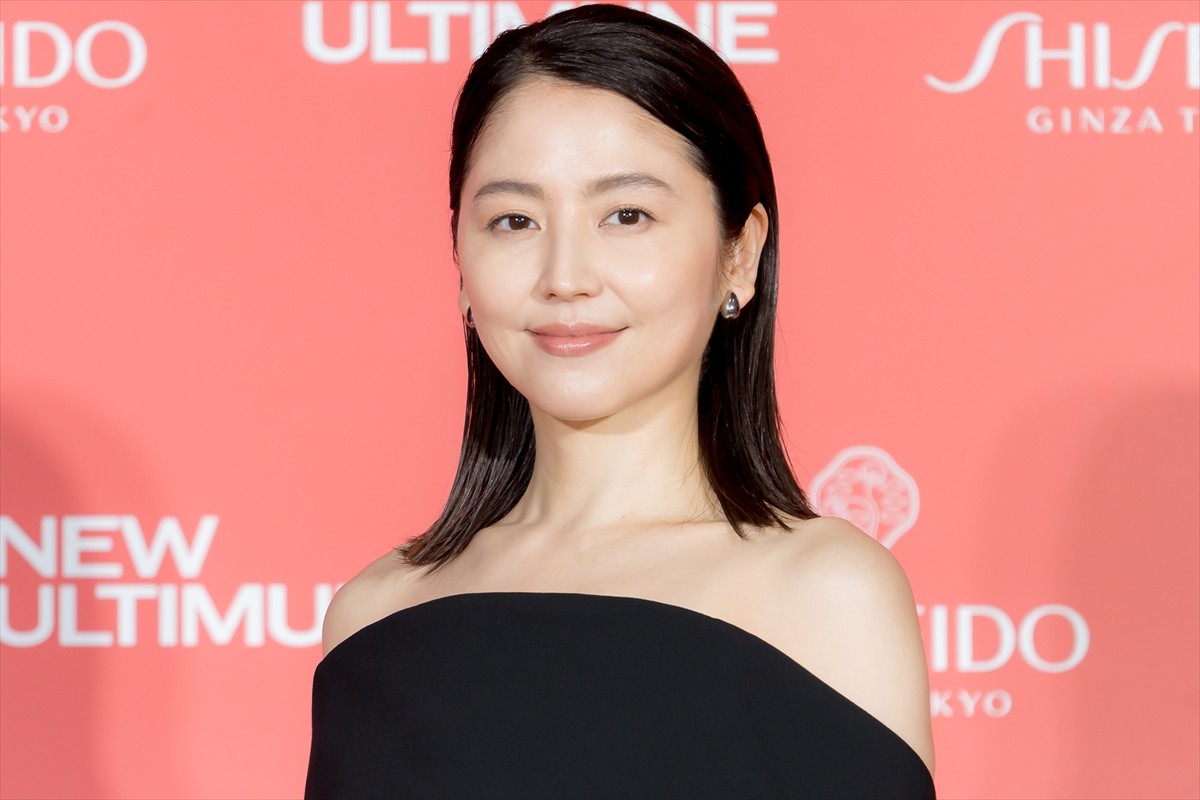 長澤まさみ、SHISEIDO 新アルティミューン発表会に登場