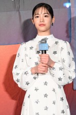 當真あみ、映画『おいしくて泣くとき』完成披露試写会に登場