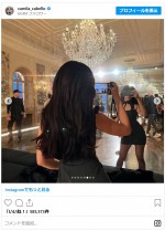 リボン＆ミニのあざとかわいいファッション　※「カミラ・カベロ」インスタグラム
