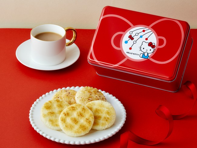 サンリオ×もち吉の「コラボ缶」が登場！　キティ、マイメロ、クロミのステッカー付き