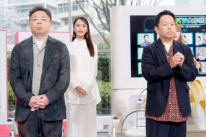 ダイアン、『バラバラ大作戦』4月新番組記者会見に登場