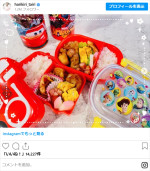平愛梨、息子たちのお弁当　※「平愛梨」インスタグラム