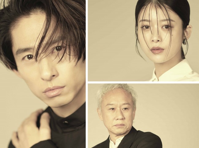 奏劇 vol.4『ミュージック・ダイアリー』に出演する（左から）三宅健、馬場ふみか、西村まさ彦