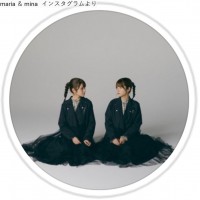 鈴木姉妹のインスタグラムのアイコン　※「maria ＆ mina」インスタグラム