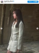 清原果耶、ルイ・ヴィトン着用姿が美しい　※「清原果耶」インスタグラム