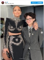 「最高のデート」17歳の娘エメと　※「ジェニファー・ロペス」インスタグラム