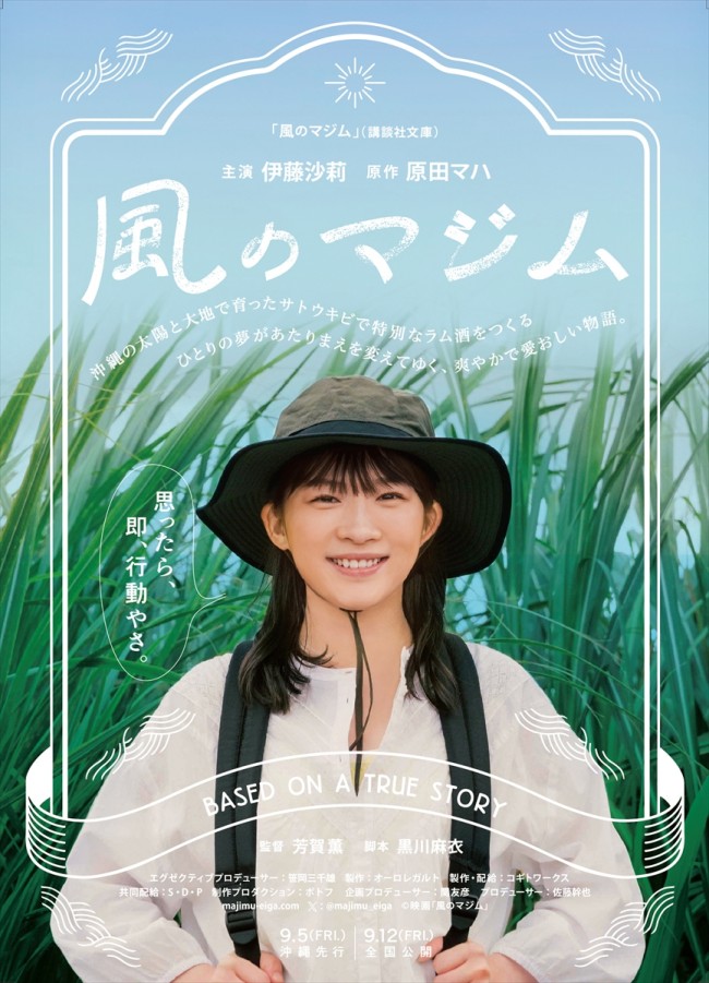 映画『風のマジム』ティザービジュアル