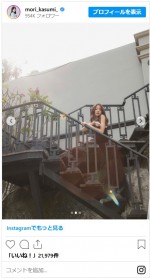 森香澄、タイで撮影のオフショットが美女すぎる　※「森香澄」インスタグラム
