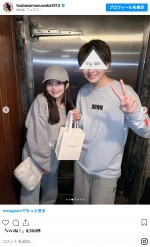 益若つばさ、息子との親子ショット　※「益若つばさ」インスタグラム
