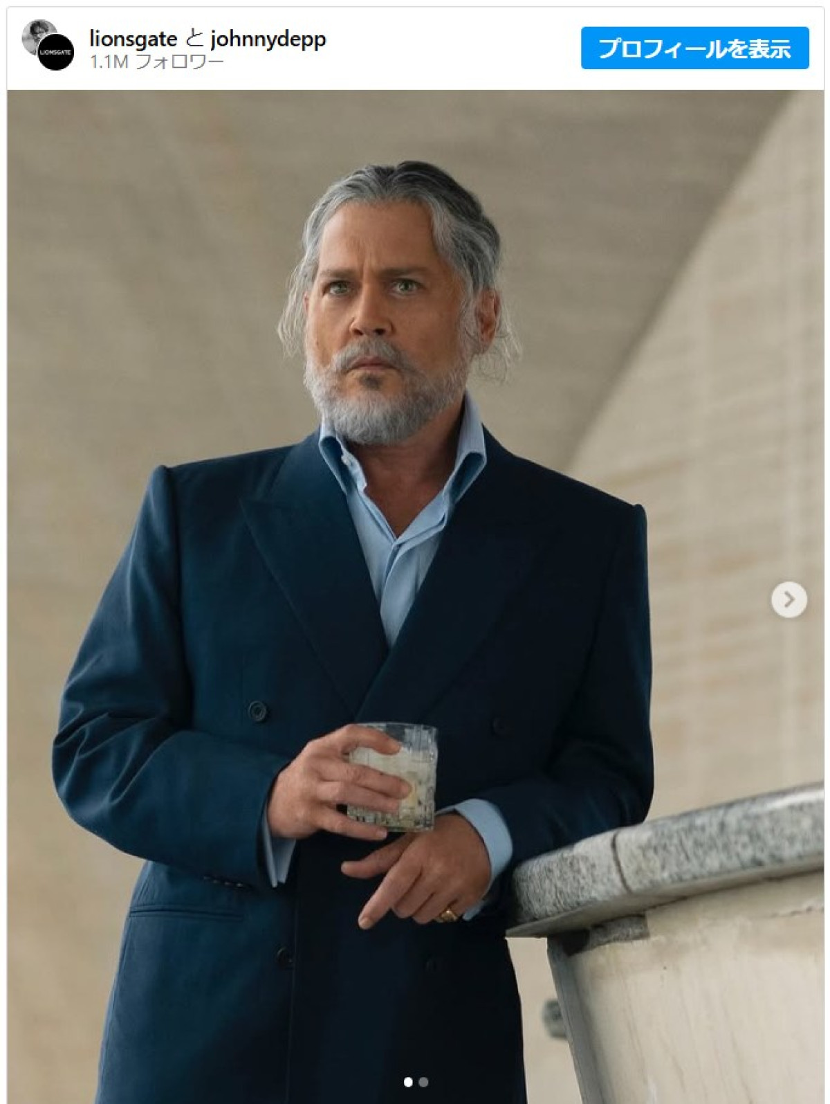 ジョニー・デップ、ハリウッド復帰作で印象激変！ 「気づかなかった！」「グリンデルバルドみたい」の声