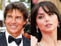 トム・クルーズ＆アナ・デ・アルマスがヘリコプターでロンドン着陸　