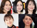 （左上から時計回りで）相武紗季、安達祐実、磯山さやか、栗山千明、芳根京子