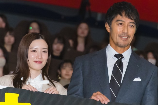 日曜劇場『キャスター』制作発表会見の様子
