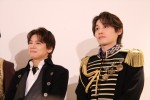 ミュージカル『フランケンシュタイン』初日囲み取材の様子